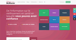 Desktop Screenshot of mcmastervieillissementoptimal.org